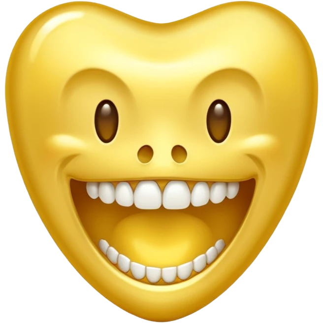 gold tooth no face emoji