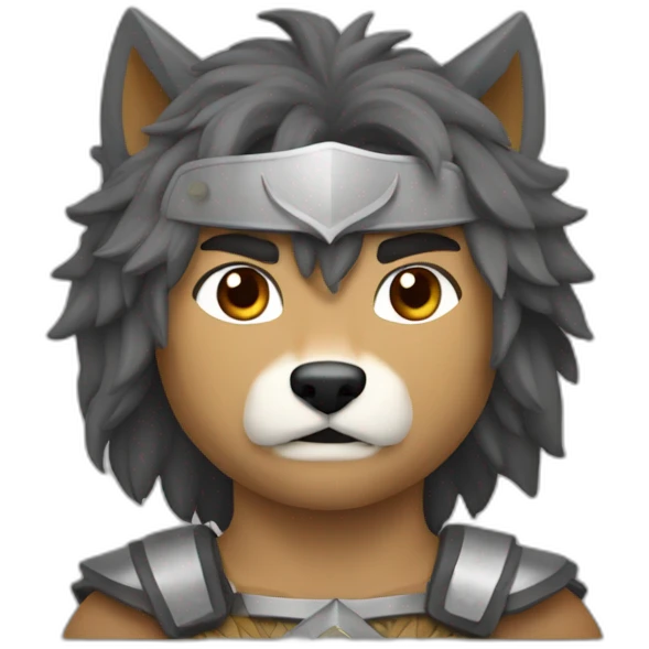 warrior-brave-wolf-guy emoji