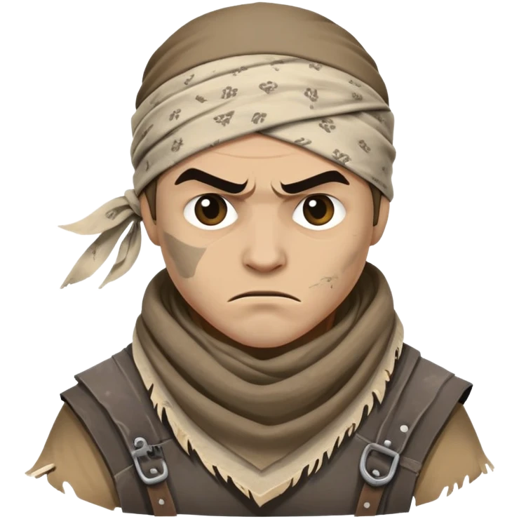A bandit emoji