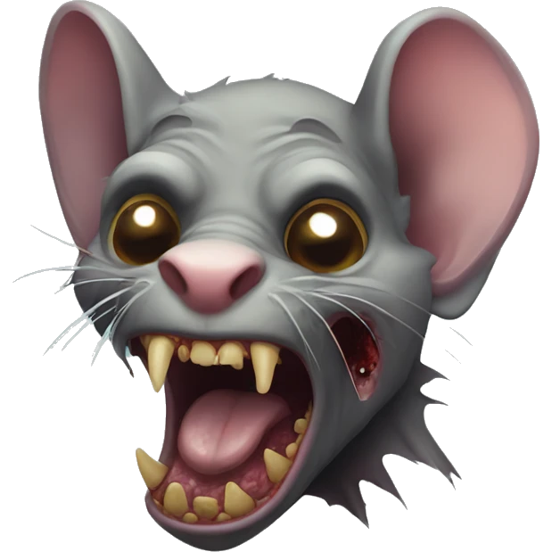 nasty rat zombie  emoji