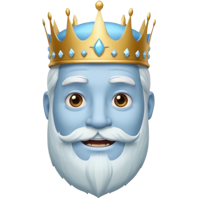 portrait of ice king emoji