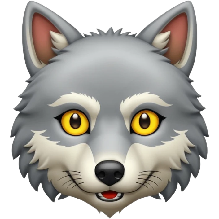Tráeme una imagen de un lobo enojado emoji