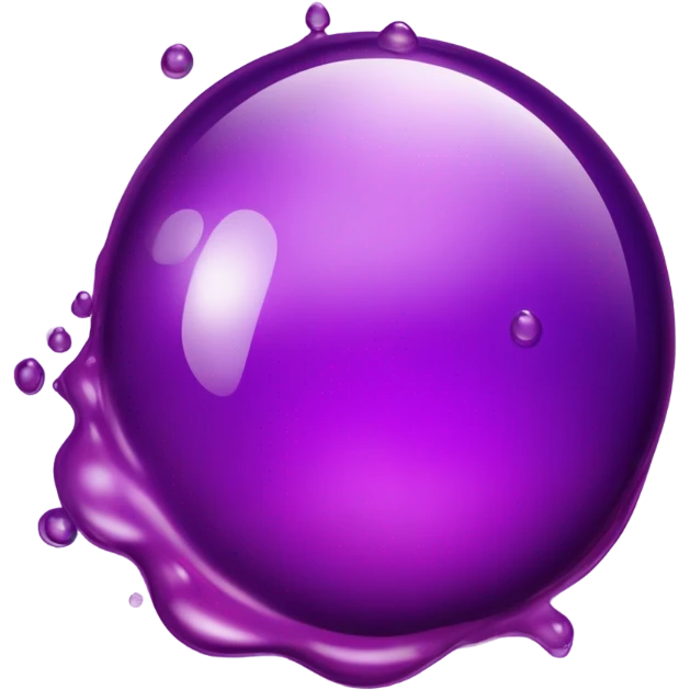 Purple blood emoji