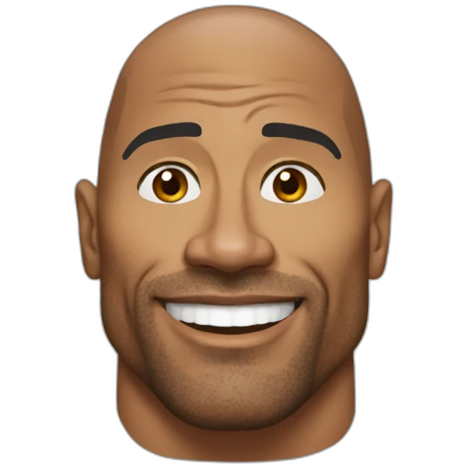 Dwayne Johnson emoji