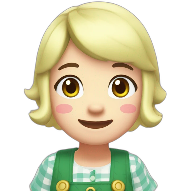 Happy Marie to animal crossing emoji