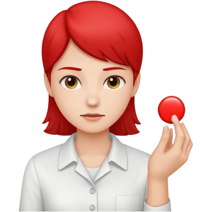 Person pressing button emoji