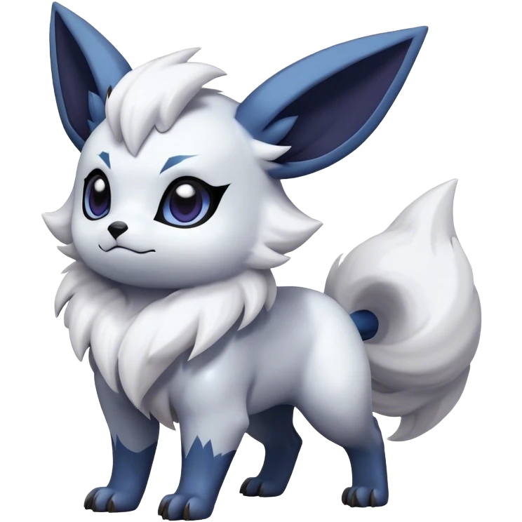 Epic Shiny Cool Cute Kawaii Eevee-Absol-Zorua-Pokemon Full Body emoji