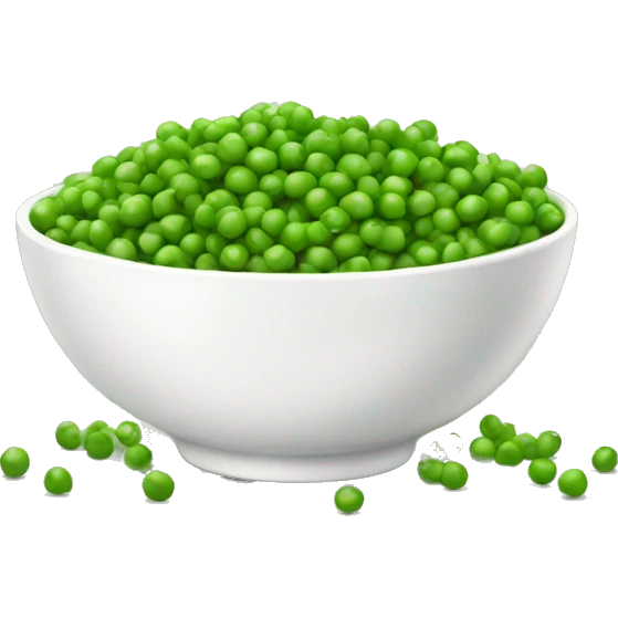 a bowl of peas emoji