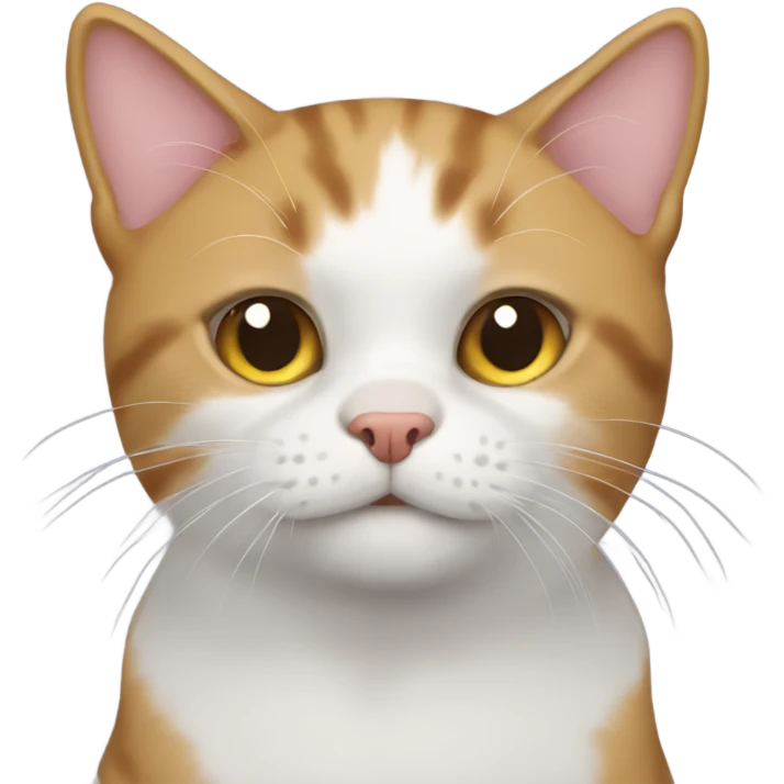 Create a cat that on a dog emoji