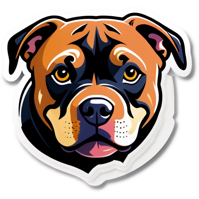 Black pitbull emoji