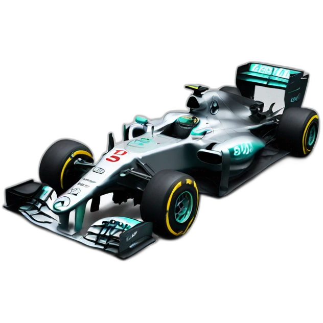 Mercedes F1 car emoji
