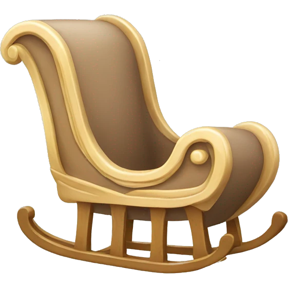 Beige sleigh ￼ emoji