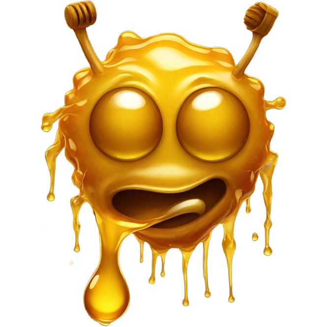 Vomiting honey emoji