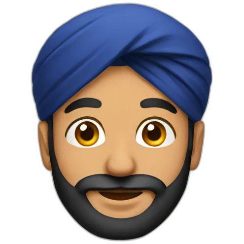 punjabi man emoji