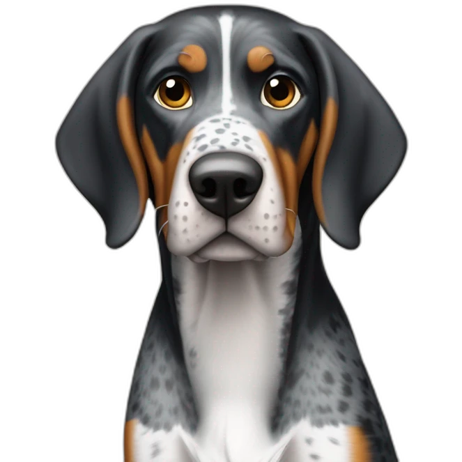 bluetick coonhound emoji