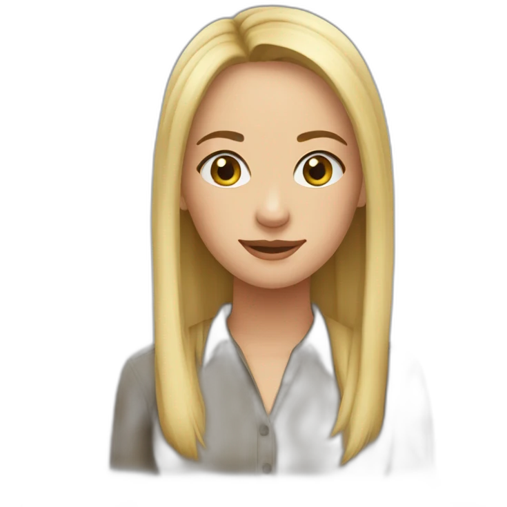 Alicia rubia emoji