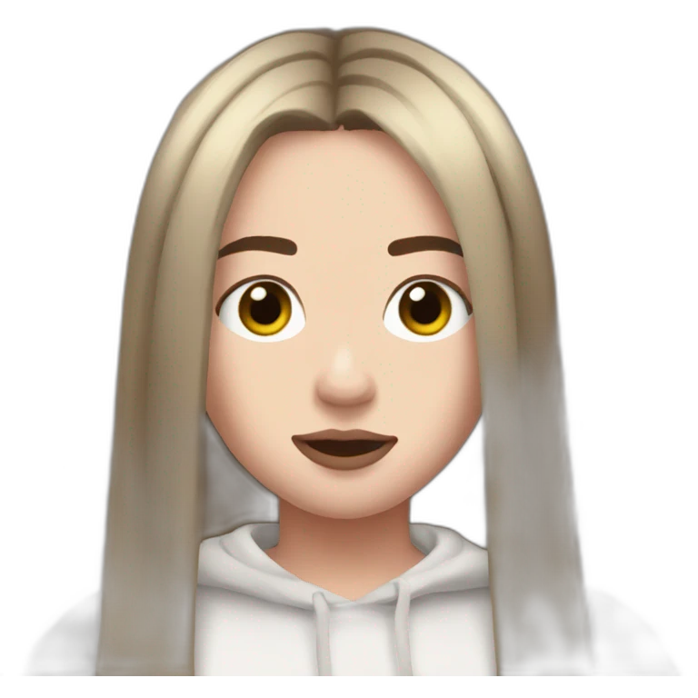 billie eilish brown hair emoji