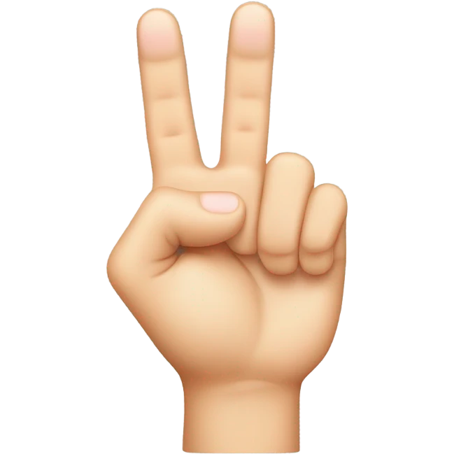 Love you sign emoji