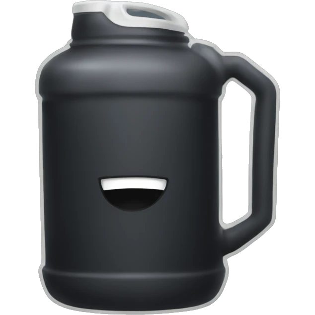 Black hydro jug emoji