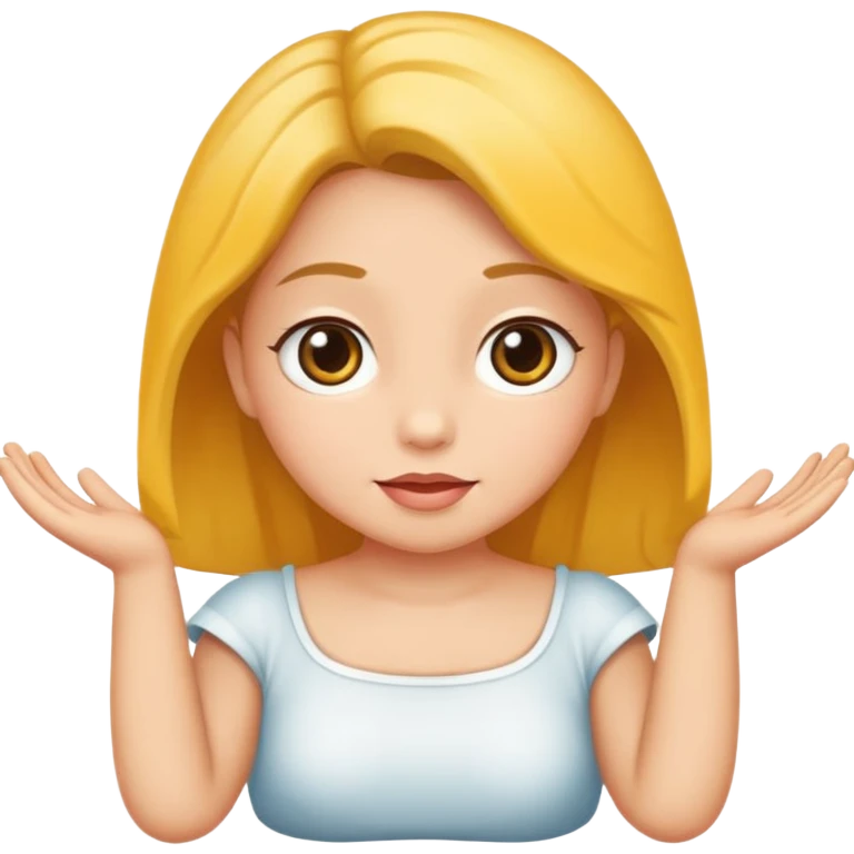 Um bebê loiras com asas emoji