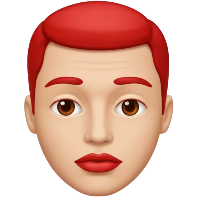 man lips only without face emoji