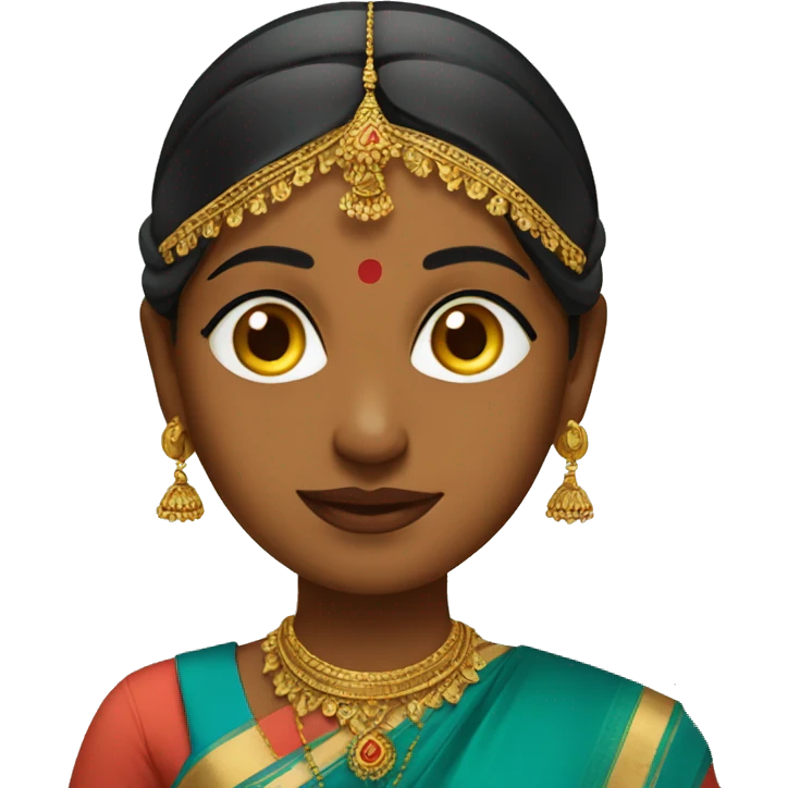 South Indian women emoji