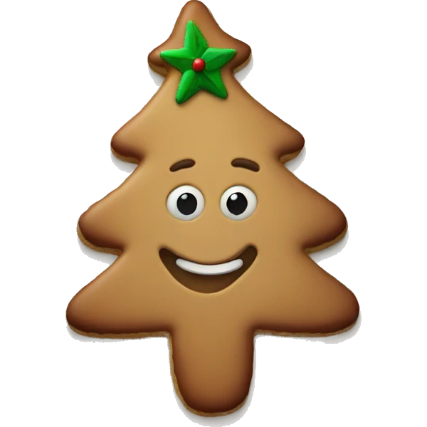 Christmas cookie emoji