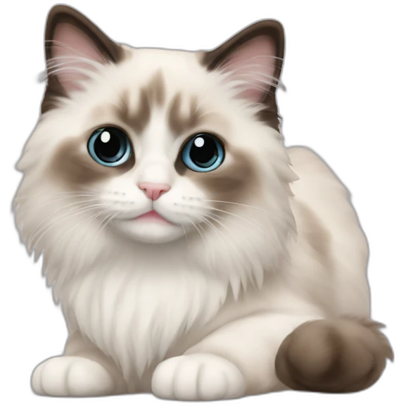 ragdoll kitten emoji