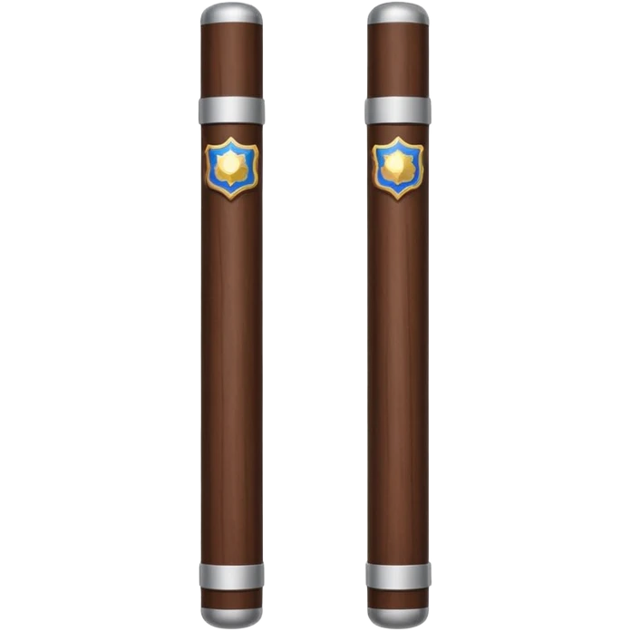 two police baton emoji