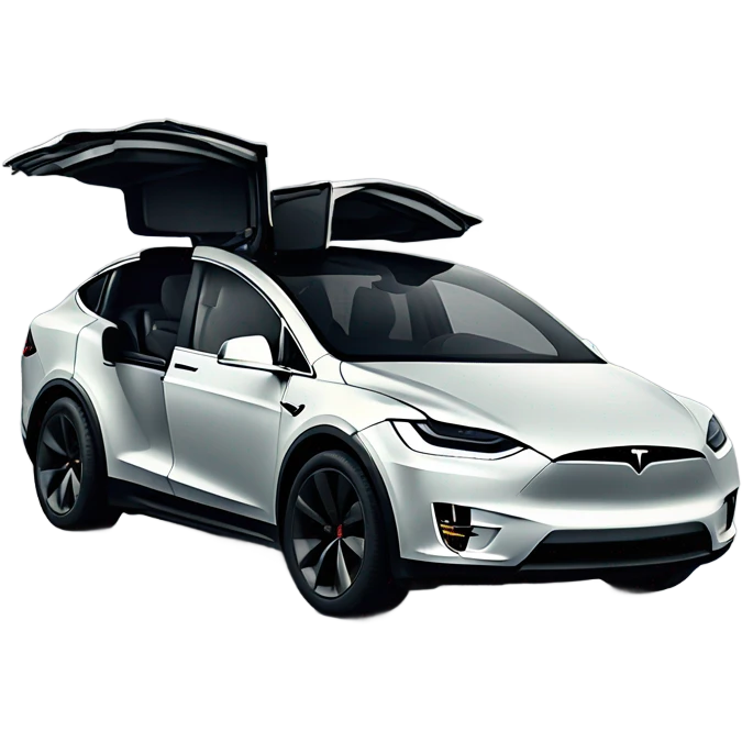 Tesla model x plaid emoji