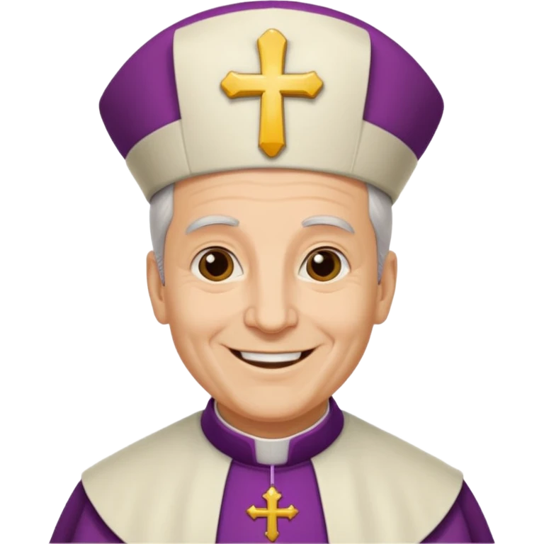 Make me a archbishop zucchheto emoji