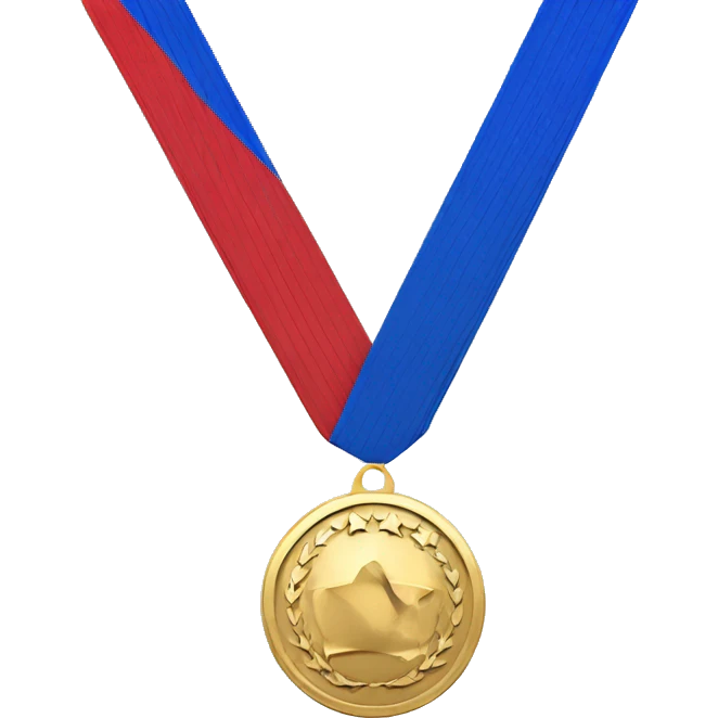 2024 Paris Olympic 1st Medal emoji