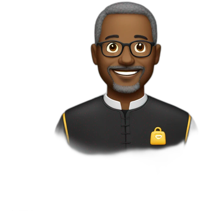 Pastor com bíblia na mão emoji