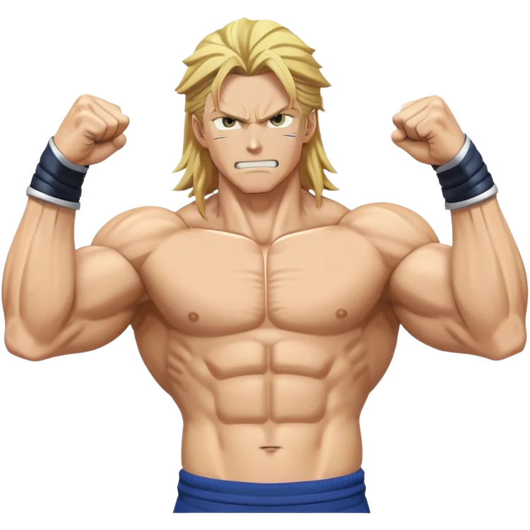 My hero academia all might raised fist emoji