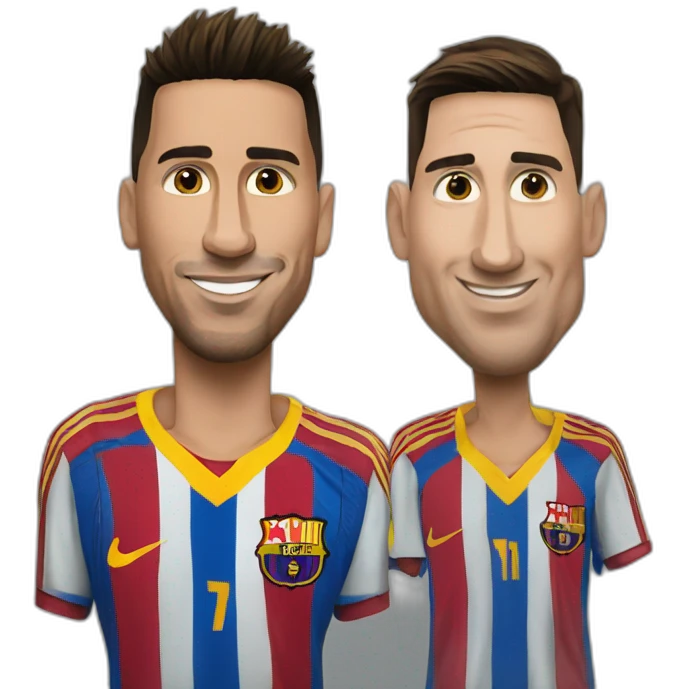 Ronaldo und Messi emoji
