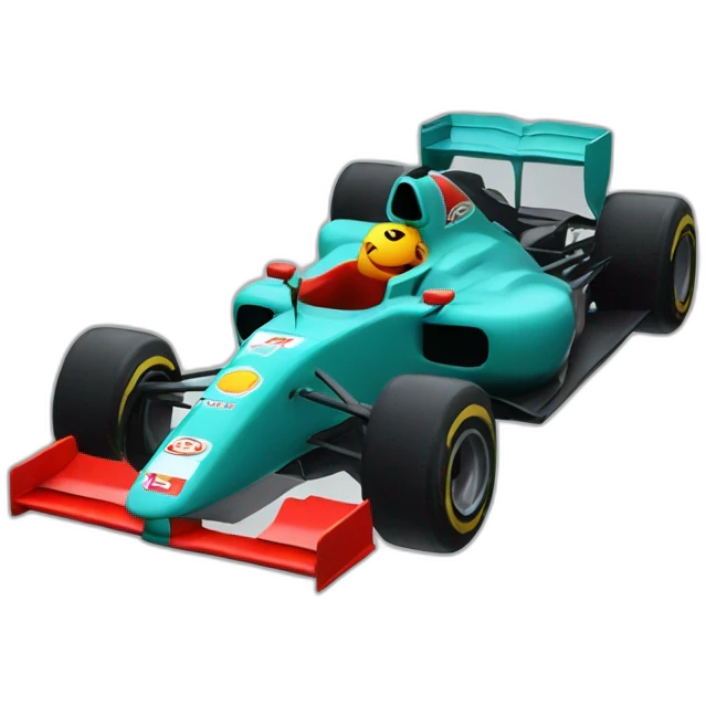 F1 car emoji