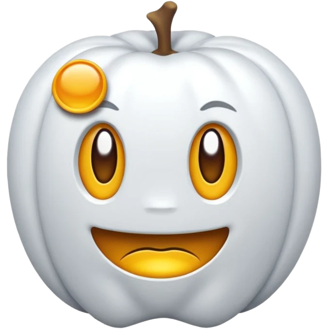 Белый Бумбокс с неоновыми колонками emoji