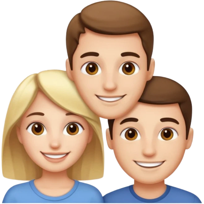 Pareja con skincare emoji