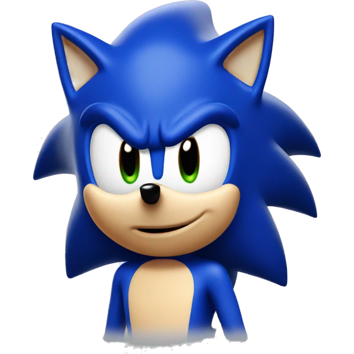 Sonic the hedgehog emoji