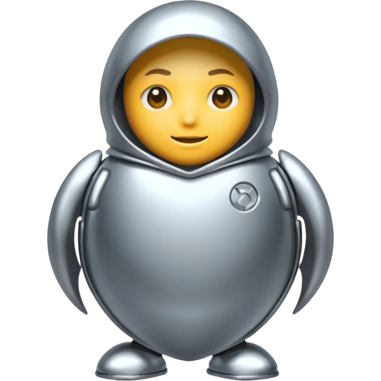 a person standing in a protective shell emoji