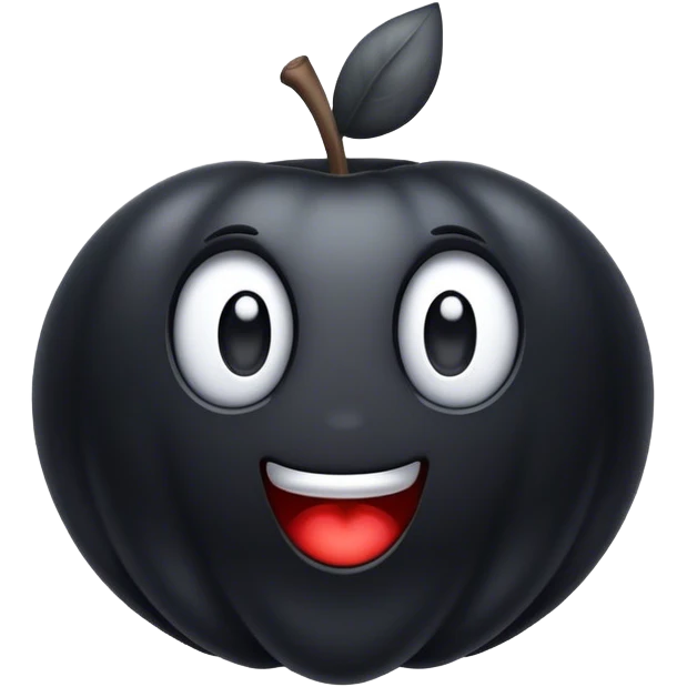 Big black  emoji
