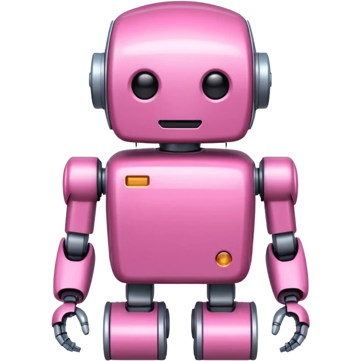 pink robot emoji