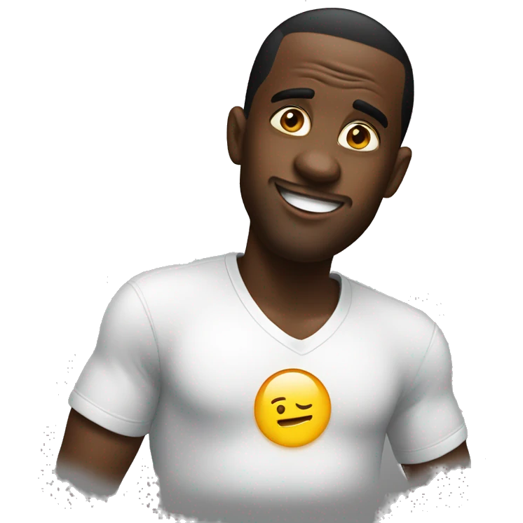Diddy shining with a bottle of baby oil emoji
