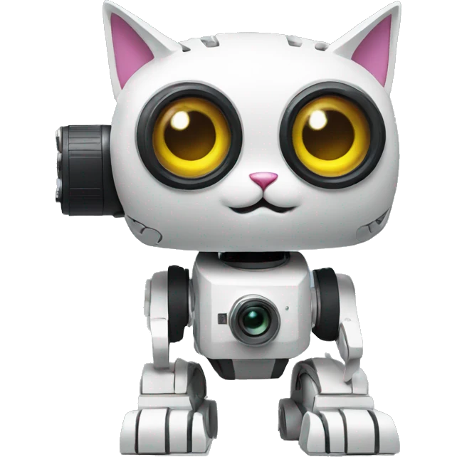 Cat robot with camera  emoji