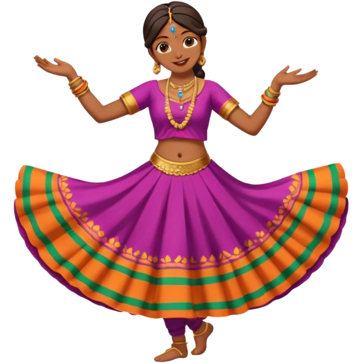 Índia dançando emoji