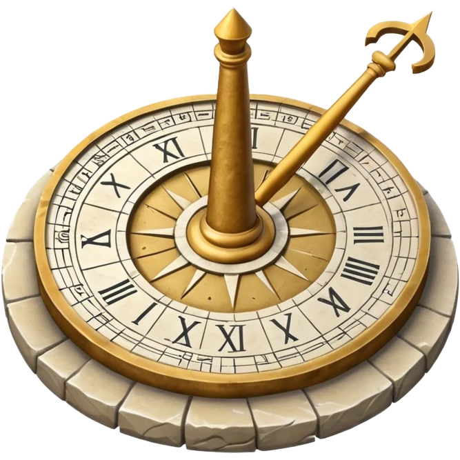 ancient sundial emoji