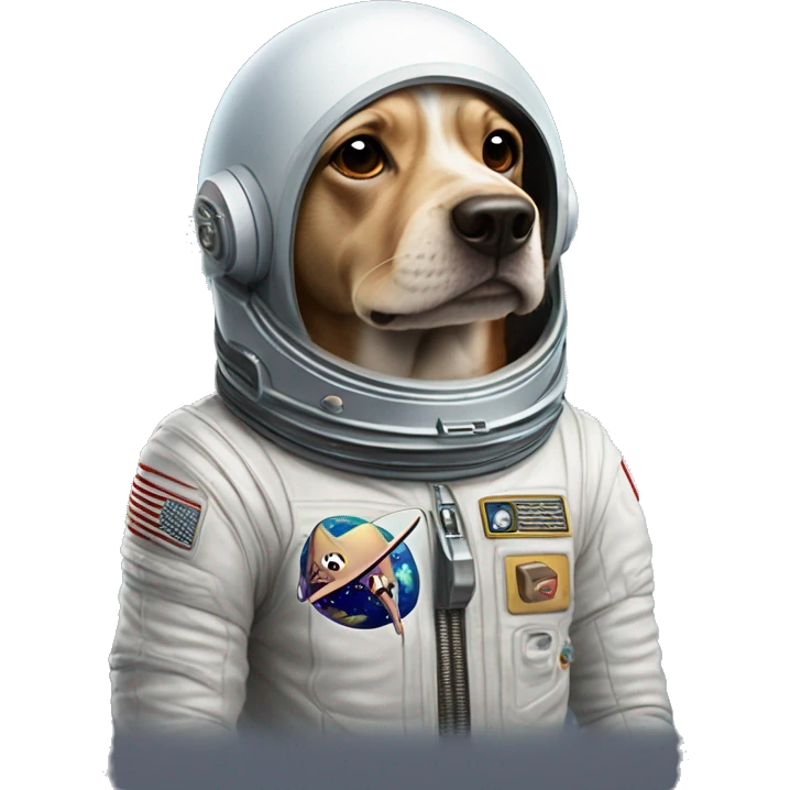 Coraje el perro cobarde astronauta con su amigo extraterrestre  emoji