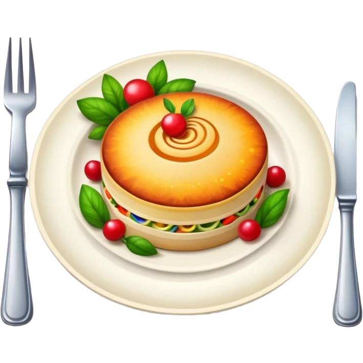 Fancy dinner dish emoji