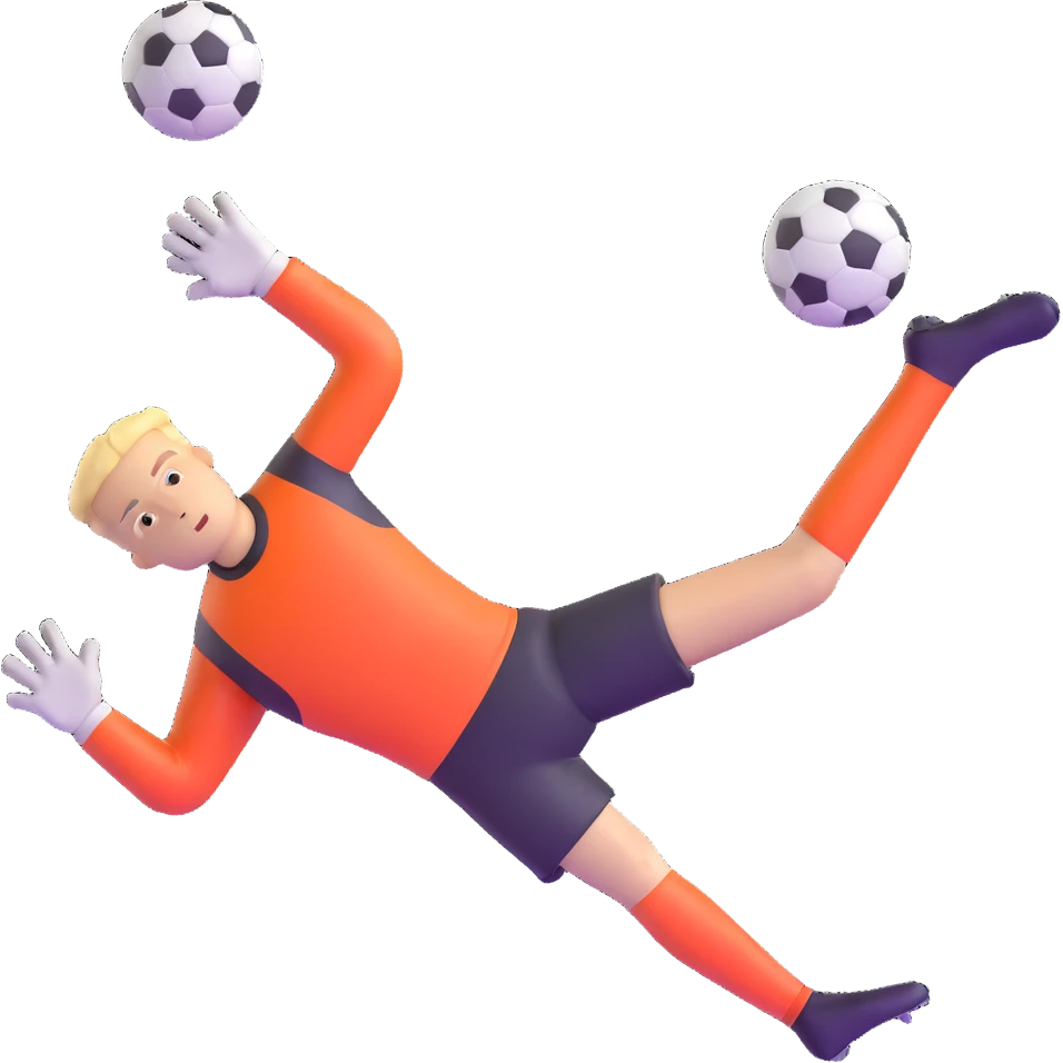 goalkeeper diving to catch soccer ball emoji