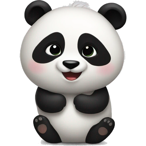 panda kiss emoji